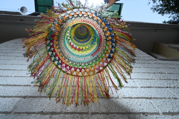 Long Crochet Lamp shade hanging - Image 4