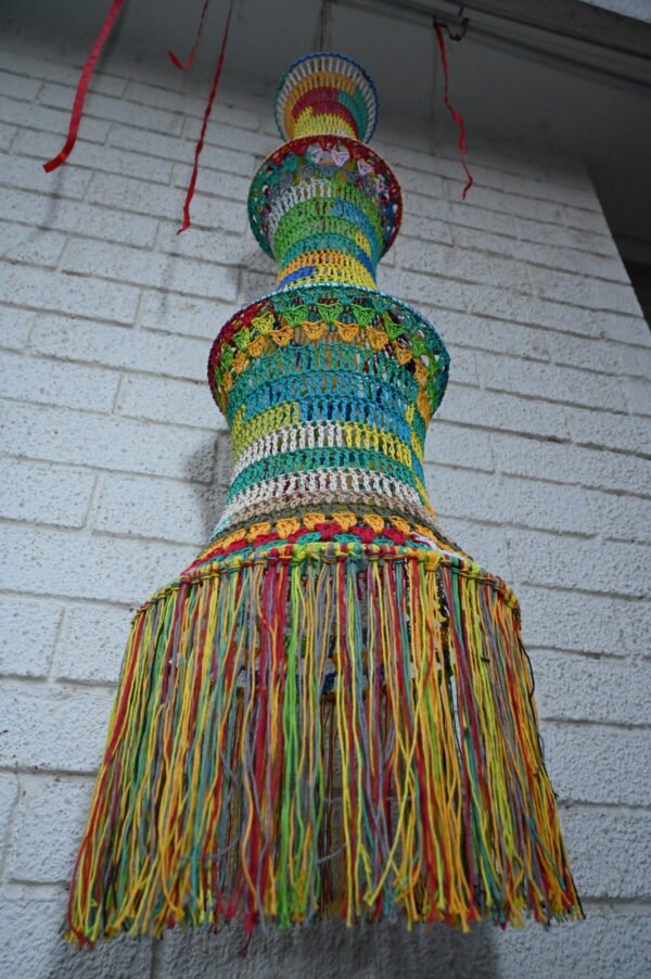 Long Crochet Lamp shade hanging - Image 3