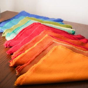 Plain Cotton Napkins Set of 6