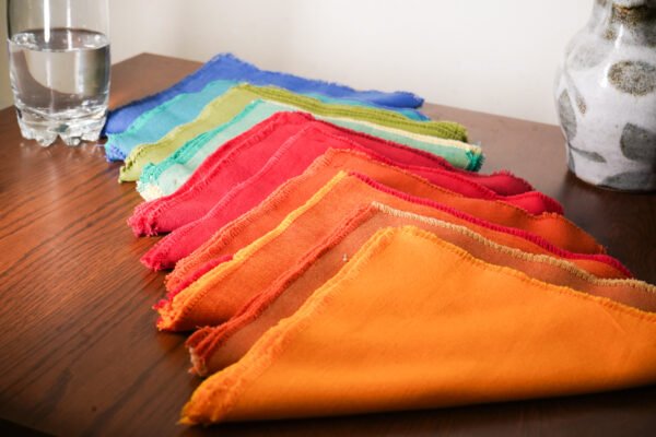 Plain Cotton Napkins Set of 6
