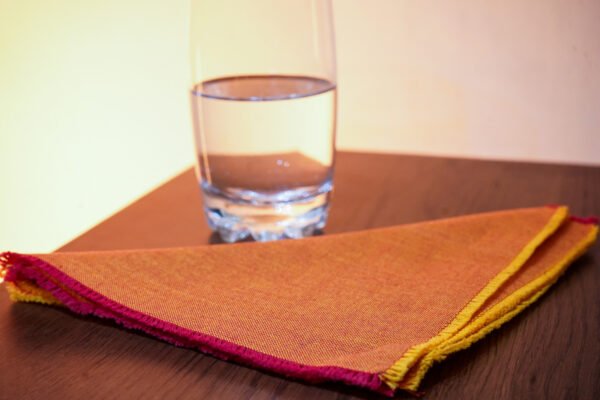 Plain Cotton Napkins Set of 6 - Image 5