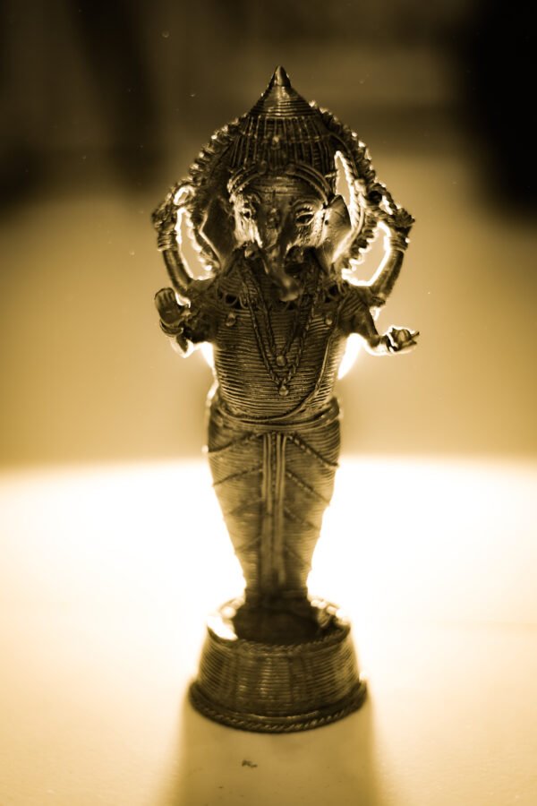 Dokra Ganesh ji idol Standing/Brass Ganesh ji idol standing - Image 2