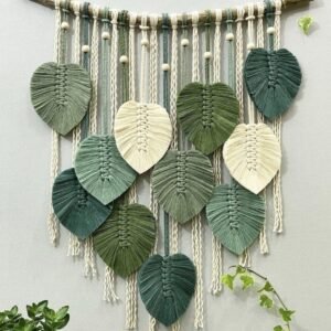 macrame leaf 2