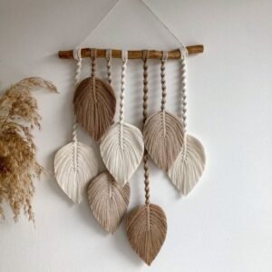 macrame leaf 3