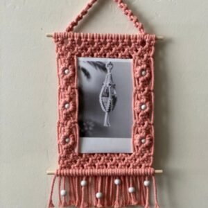 macrame photo frame 3