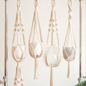 macrame pot holder 2