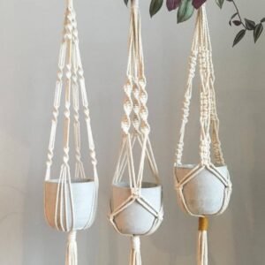 macrame pot holder